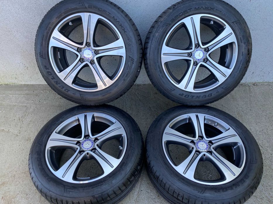 Jante originale Mercedes 17 cu anvelope de vara "W213 E Class"