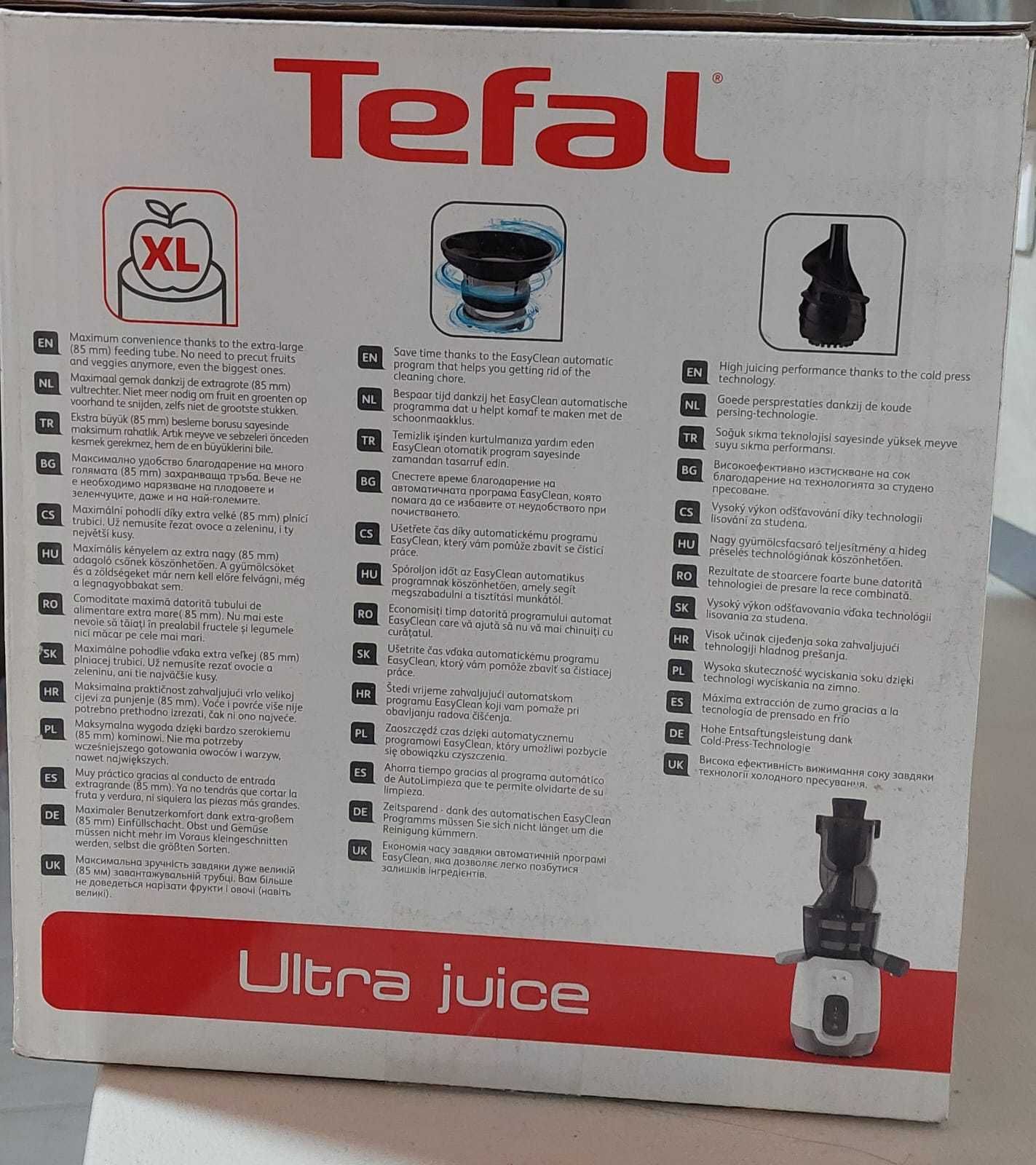 Storcator de fructe și legume Tefal Ultra Juice ZC600138