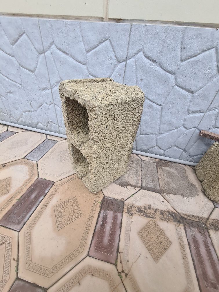 Шлакоблок сары цвет