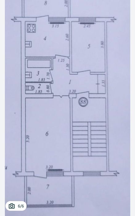 2/4/5 якасарайский район массив кушбеги с двумя балконами 2 на 3