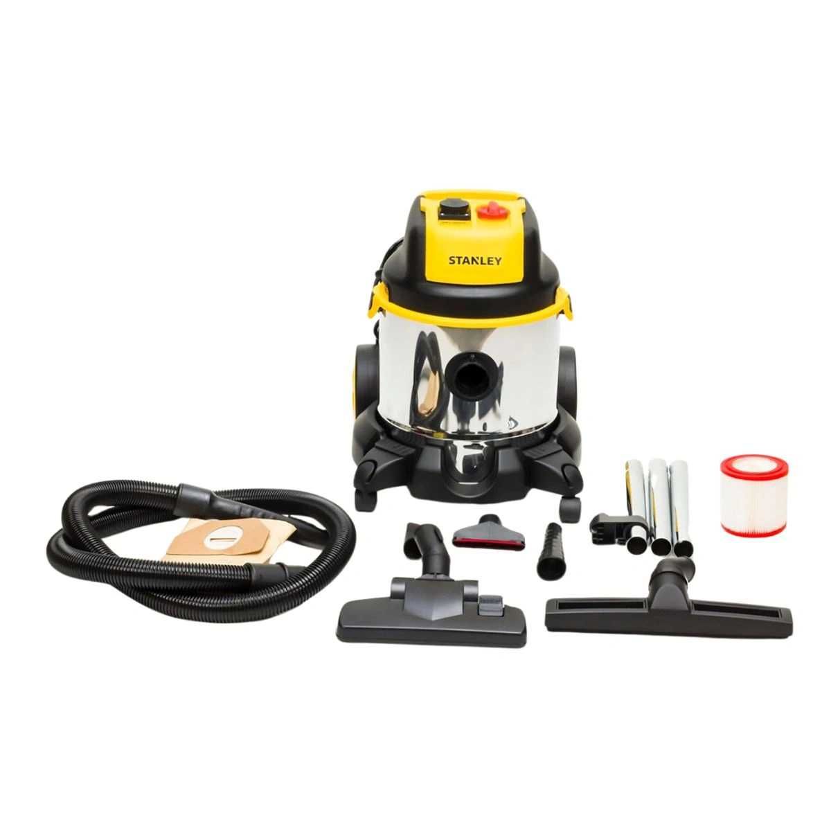 Прахосмукачка за сухо и мокро почистване Stanley SXVC20XTE, 1400 W,20L