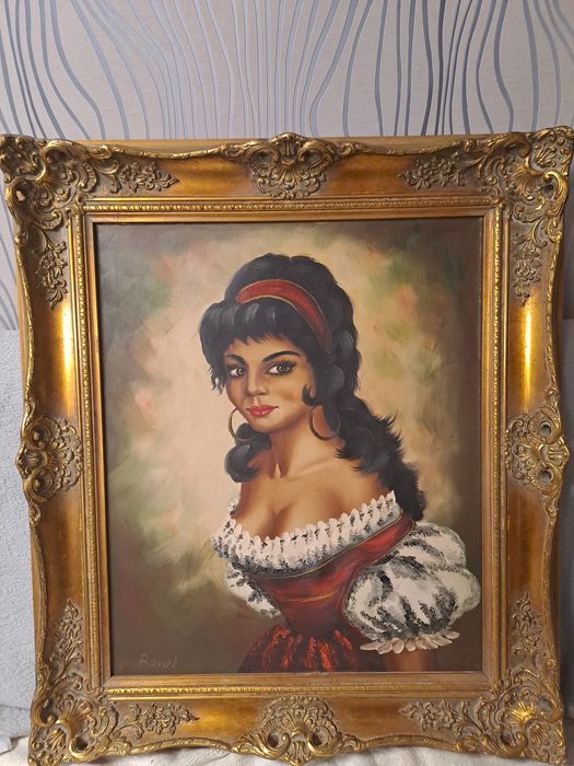 Tablou portret pictură pânză