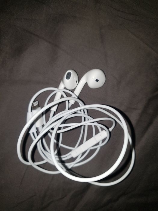 Casti iPhone Apple lightning originale fabricate in Vietnam cu serie