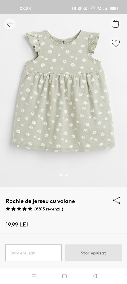 Rochițe fetita 68 cm h&m