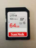 SD Card SanDisk Ultra 64gb 100mb/s