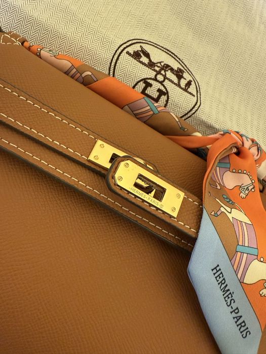 Чанта/клъч Hermes естествена кожа