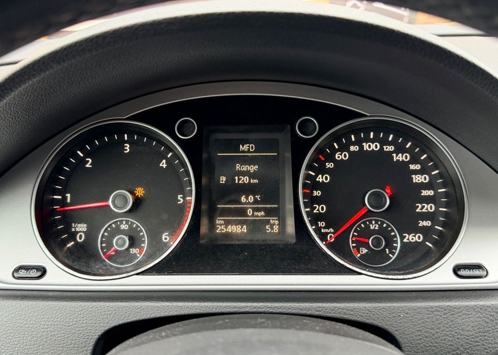 VW Passat B7, BERLINA,  2012, 1.6 TDI, 254.000 km, RATE CU BULETINUL