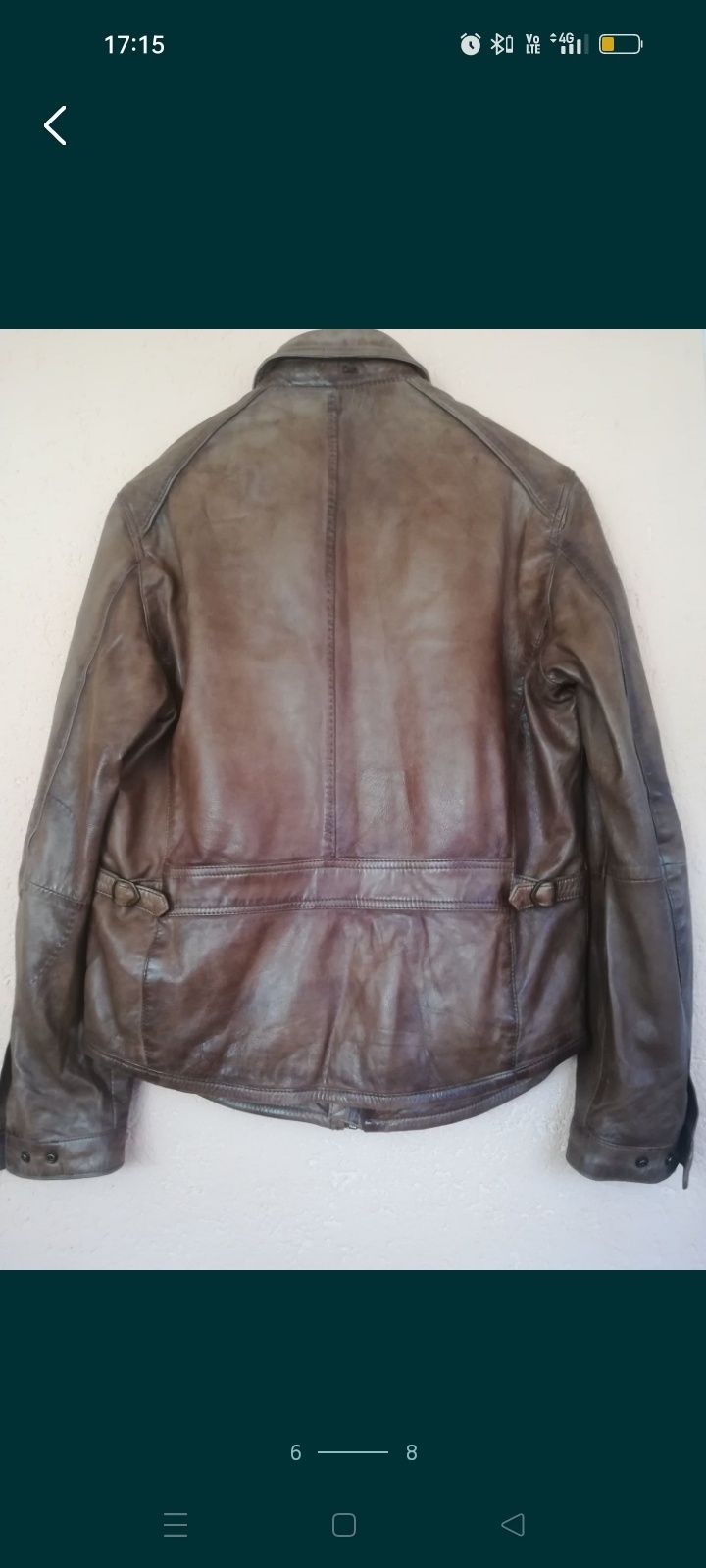 Geacă piele bărbați Massimo Dutti M