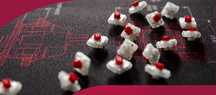 Set switchuri originale 50buc x CHERRY MX LOW PROFILE RED