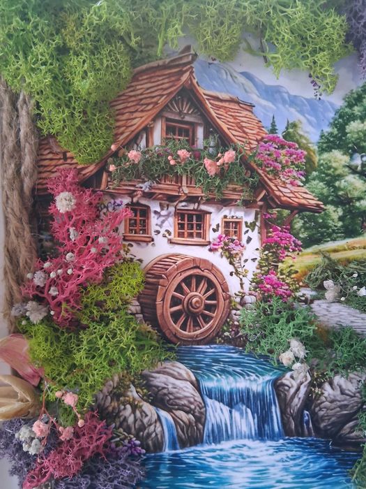 Картина от скандинавски мъх