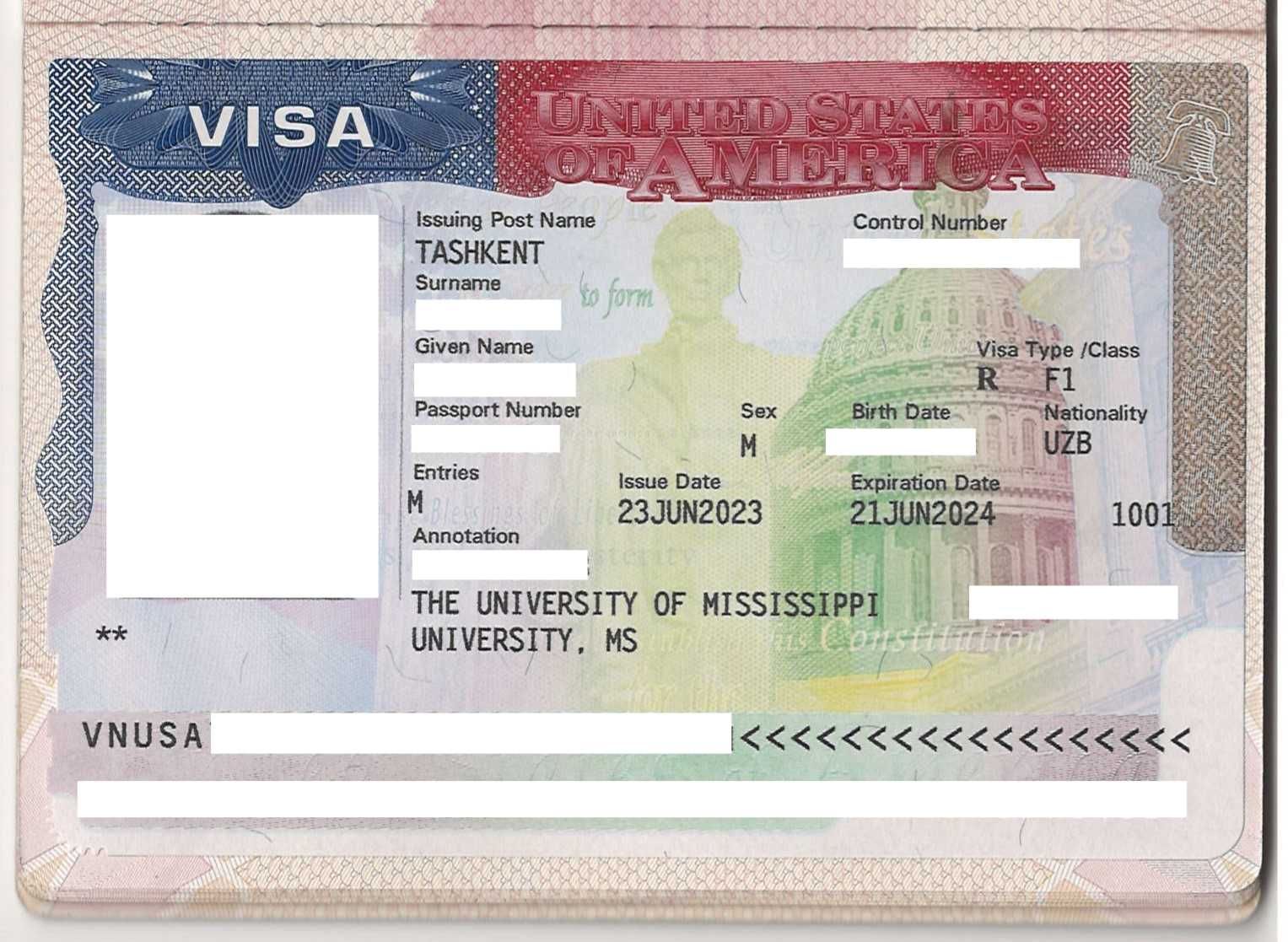 Виза в США / Amerikaga viza