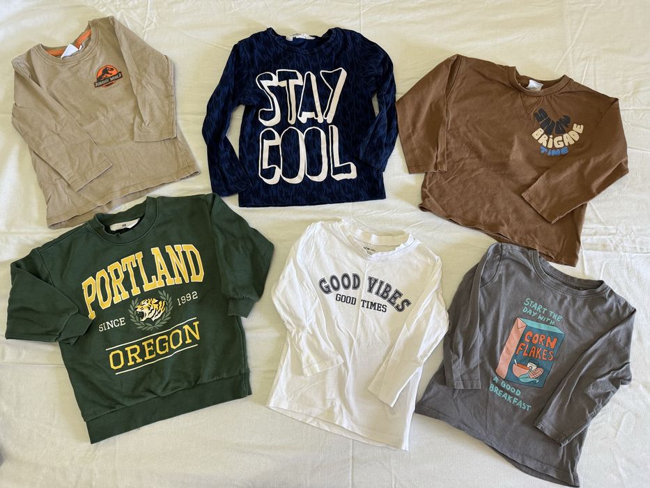 Блузи,панталони, пижами Zara, H&M,  104-110 размер