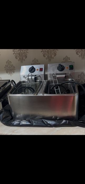 Продаёться электрический гриль для лаваша и фритюрница в хорошем сост