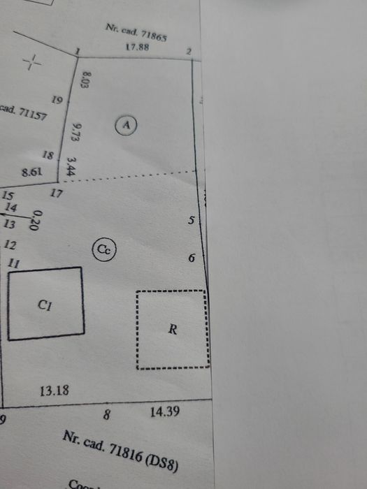 De vanzare casa batraneasca + teren 1230 mp