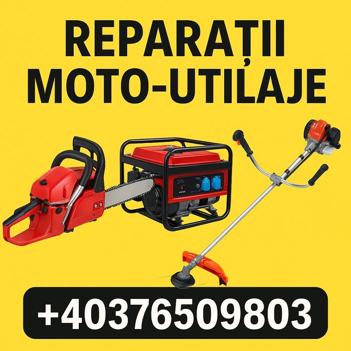 Service motoutilaje ,întreținere & reparații 
Reparații Motoare și Mot