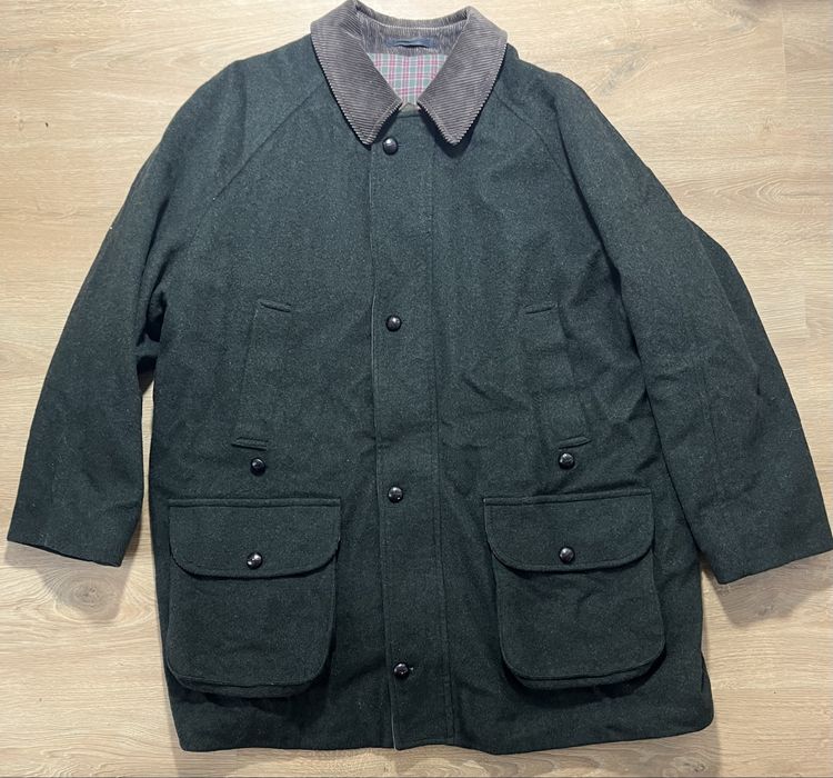 Barbour винтидж вълнена парка L-XL