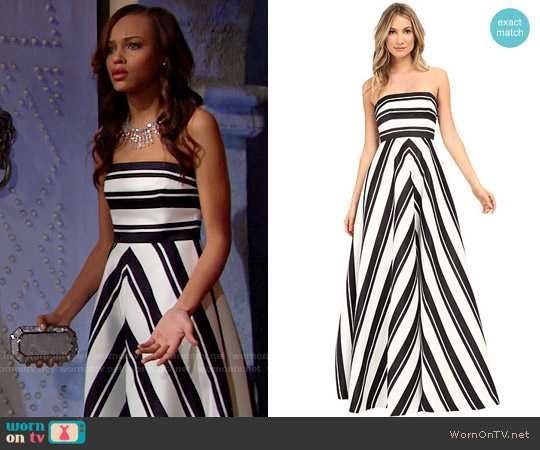 rochie Halston Heritage, voal silk, S, breton/nautical