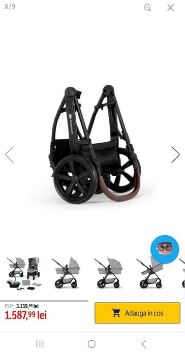 Vând cărucior 3 în 1 kindarcraft.