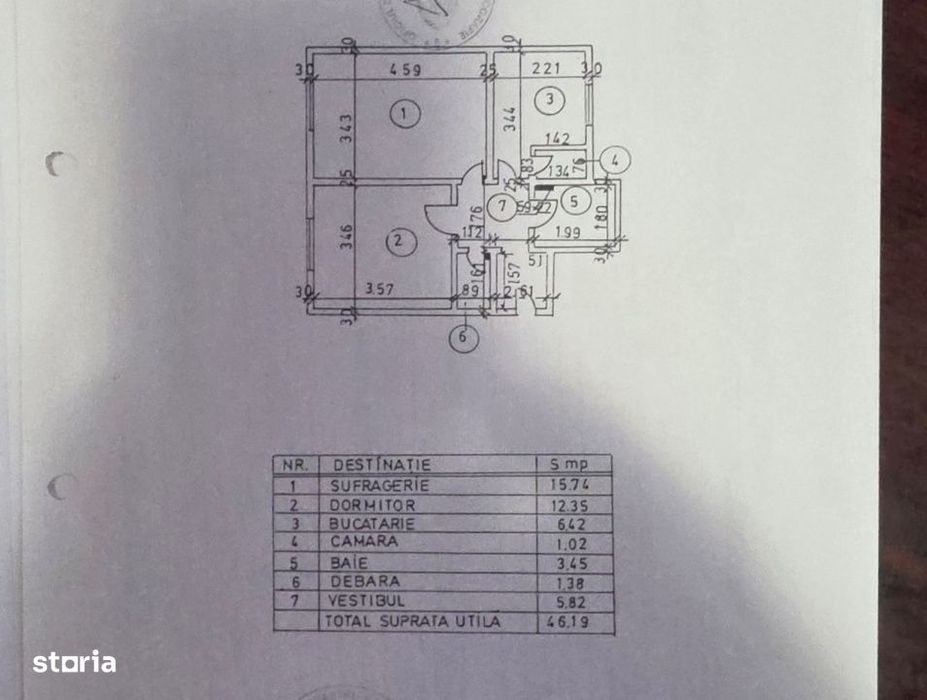 Vanzare 2 camere parter Drumul Taberei piata