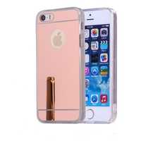 Husa Apple iPhone 5/5S/SE, MyStyle Elegance Luxury oglinda, Rose-Gold