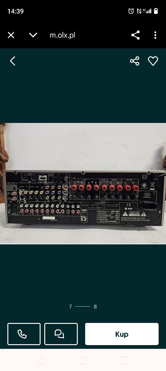 Vând denon avr 1508