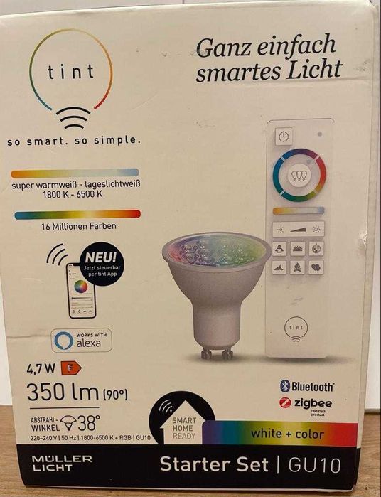 Spot color RGB reglabil cu telecomanda Mueller Licht Nou sigilat
