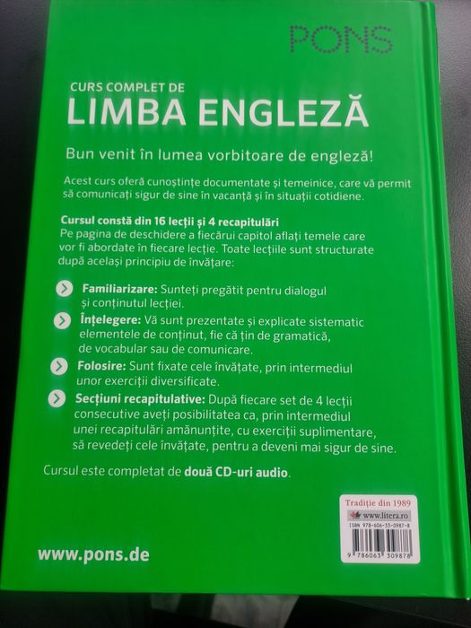 Vind carte Curs complet de limba engleza.