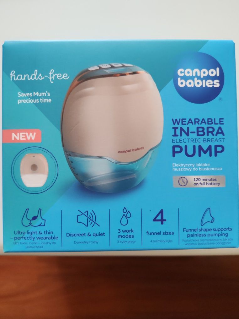 Електрическа помпа за кърма Canpol Babies Hands-Free