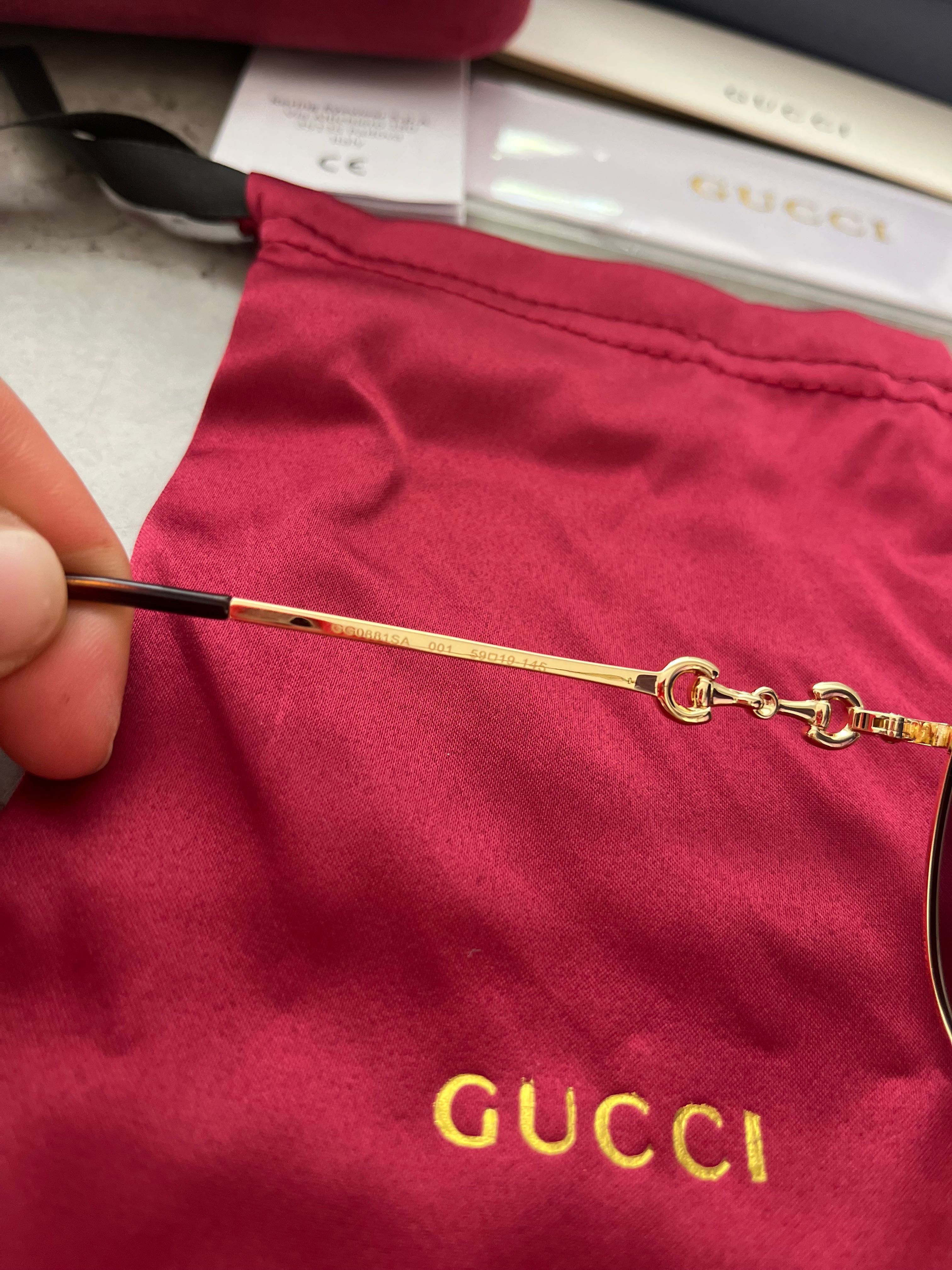 Кръгли слънчеви очила Gucci