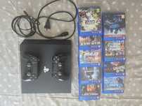 Vand PS4 PRO- 2 controller-ul, memorie- 1tb