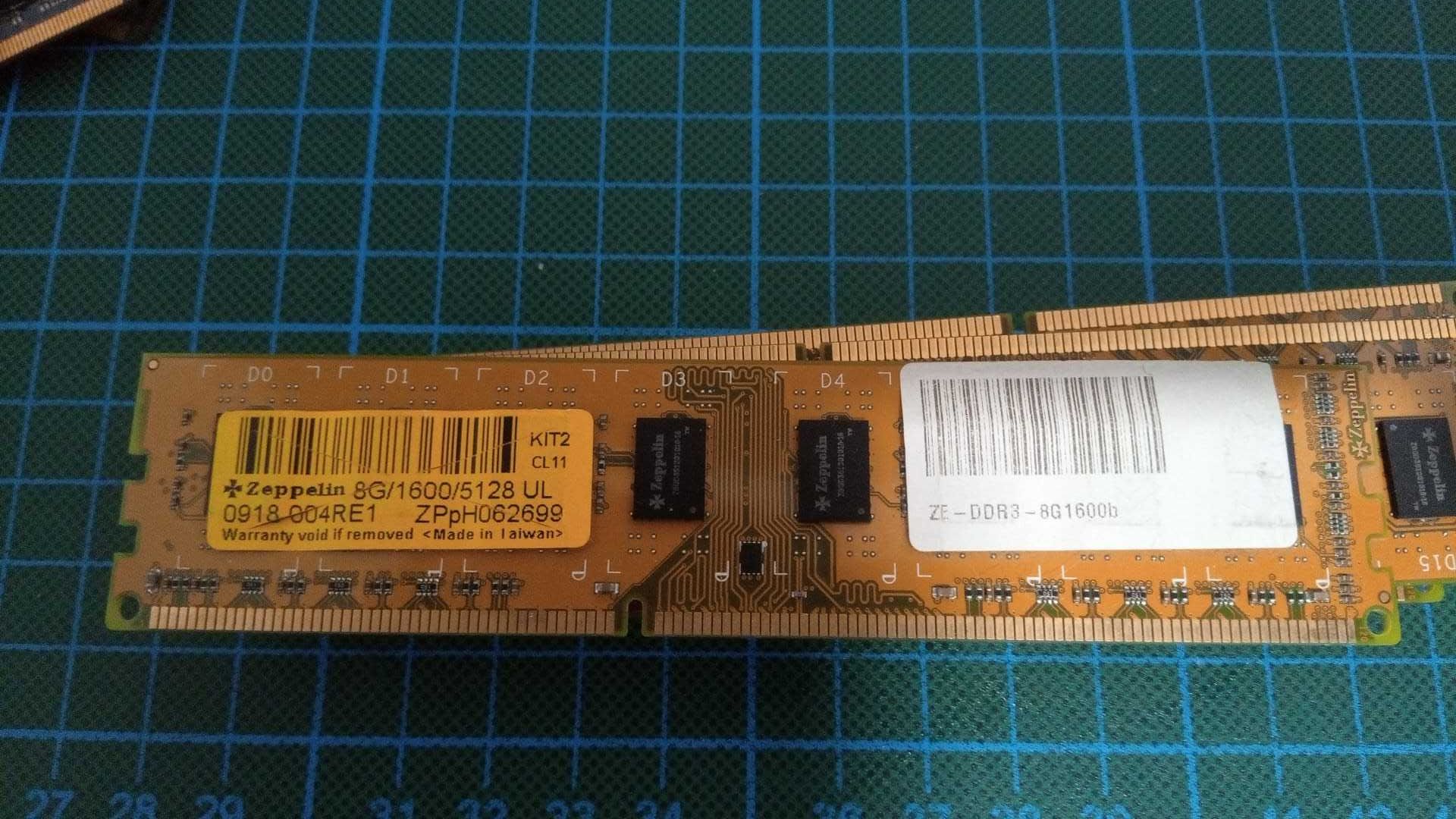 4x 8GB DDR3 1600