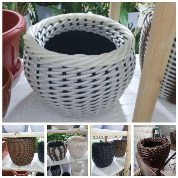 Кашпо и корзинки из ротанга!!!