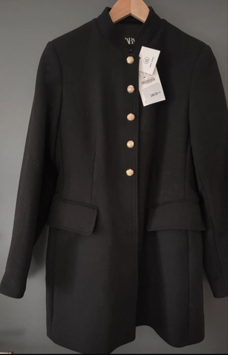 Palton Zara - lana - nou, cu eticheta - marimea S/36