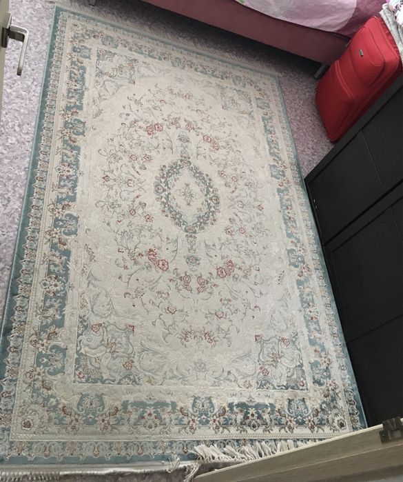 Турецкий Шелковый Ковер с Бахромой 150х230