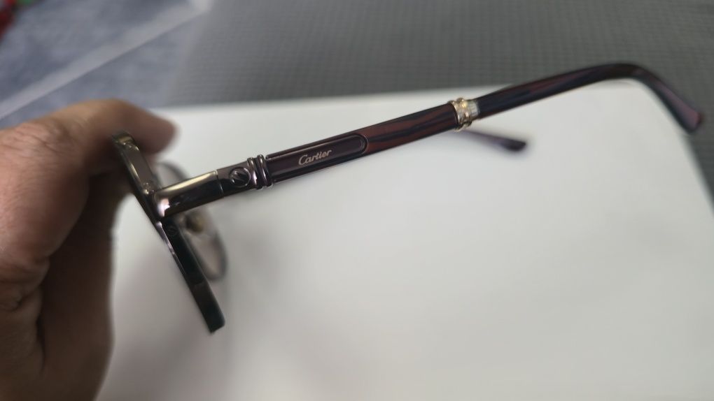 Ochelari de soare Cartier rama maro