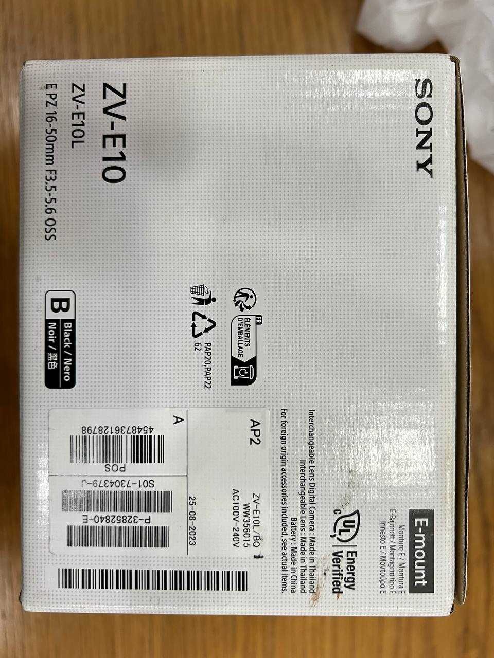 Sony ZV-E10 Видеокамера