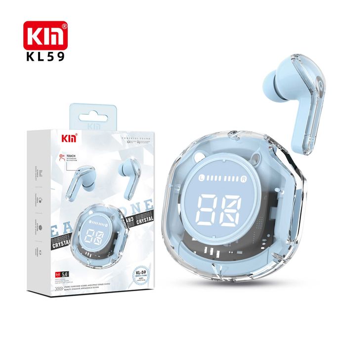 KIN KL59 — zamonaviy Bluetooth 5.4, sport dizaynli TWS quloqchinlar.
