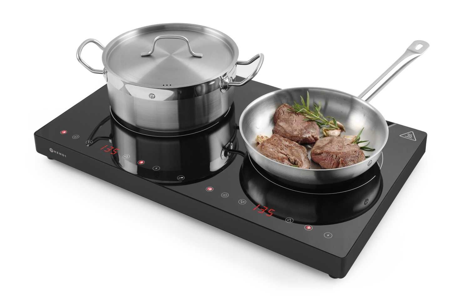 Двоен индукционен котлон Kitchen Line - от 35 до 240° C