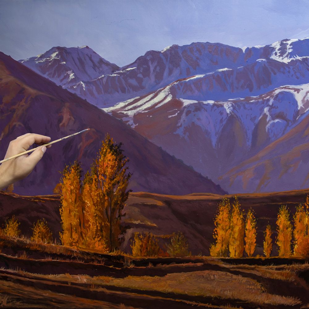 Rassom bahrom art painter nik orqali hamma platformada borman