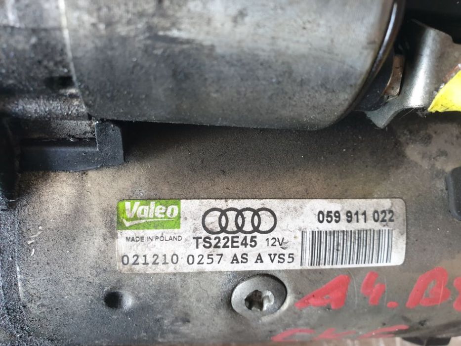 electromotor 2.7 tdi ckg audi a4 b8 a5 8t 8f q5 2007-2018 059911022