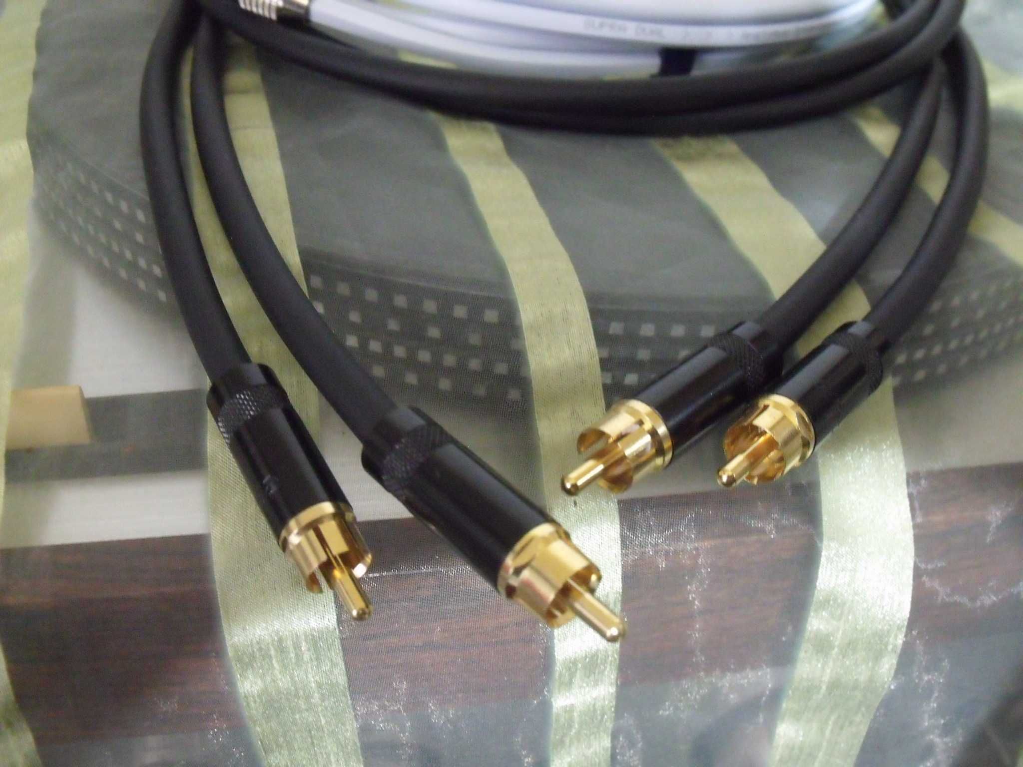 Cablu rca,jack-rca,cablu pt boxe.Cablu din Argint plin 5N-oferta