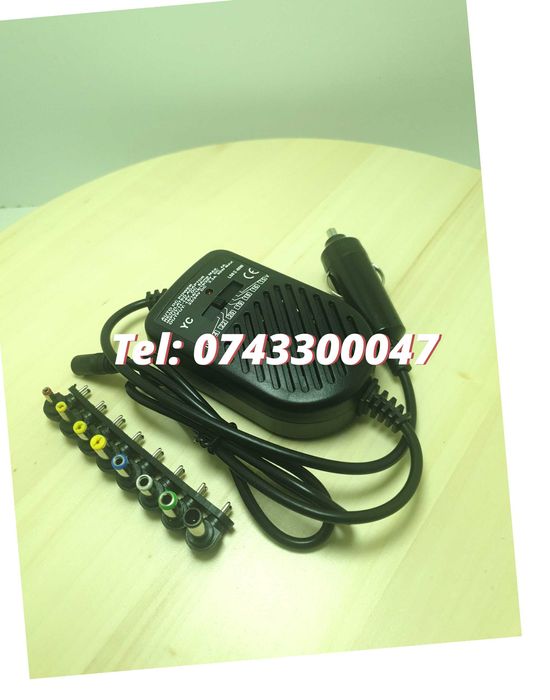 Incarcator Universal Pentru Laptop Pentru Auto Alimentare La 12v