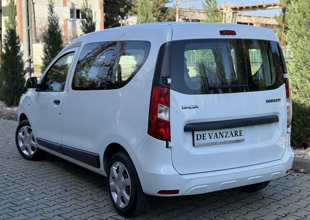 Dacia Dokker Facelift 1.5 Dci Euro 6 Fara Adblue ! 2018 5 Locuri