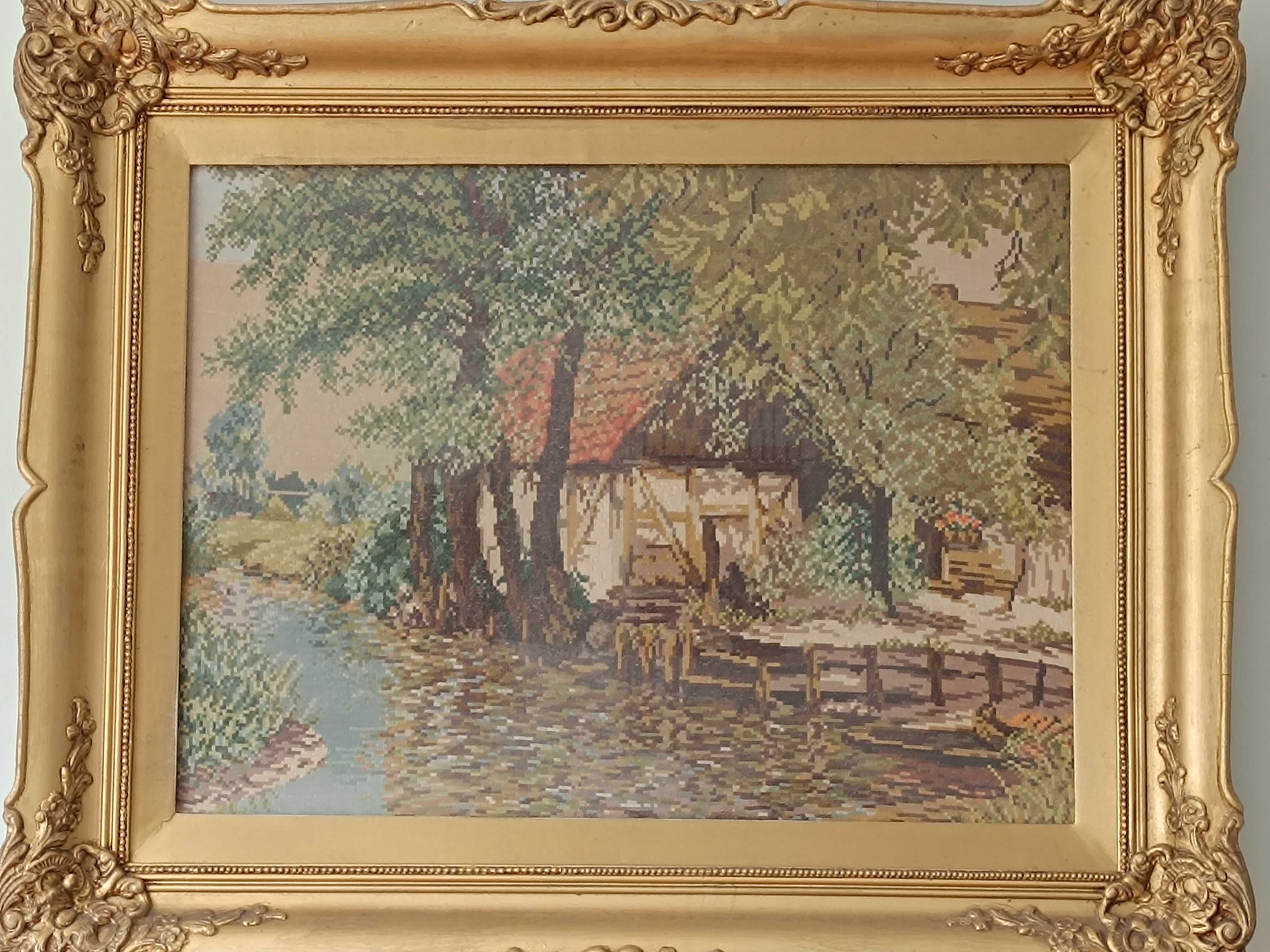 Ръчно шити гоблени с рамки
