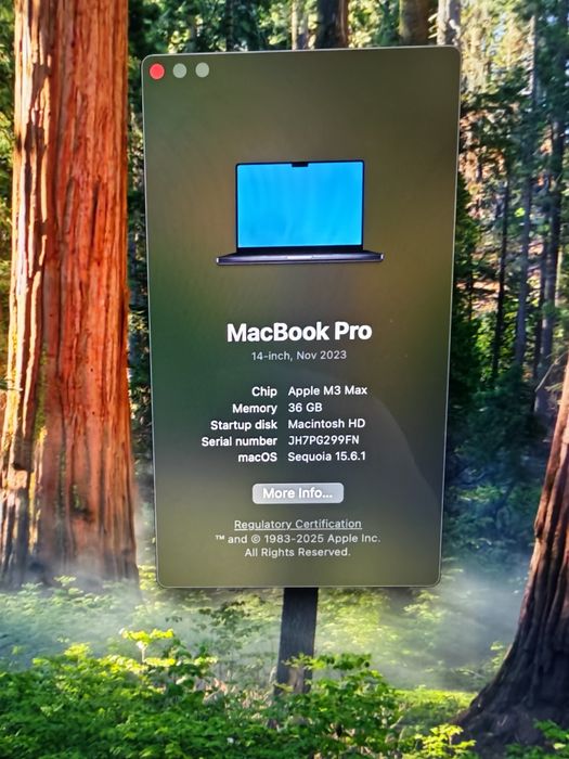 MacBook Pro 14" M3 MAX Chip 16-CPU/30-GPU/36RAM/1TB-SSD