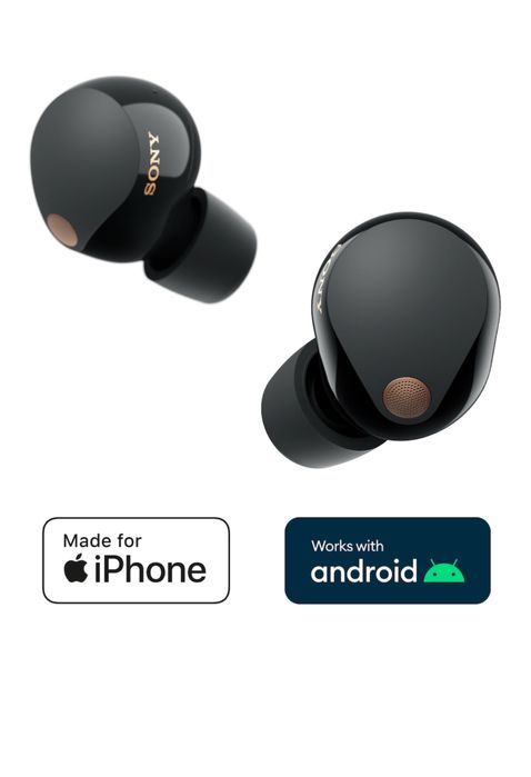 Casti wireless Sony WF-1000XM5B, True noise negre