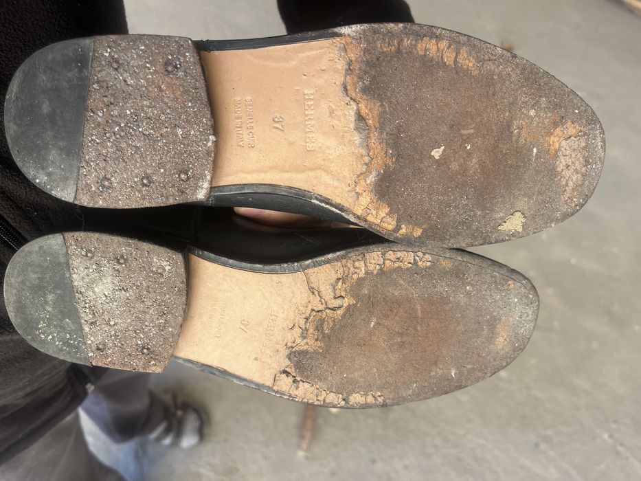 Женские сапоги Гермес Италия 37 размер.