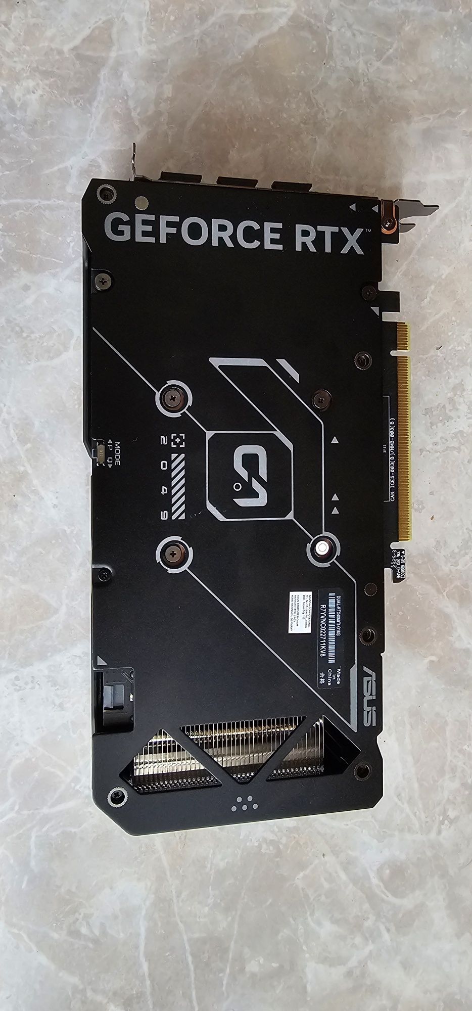 Видеокарта  Asus GeForce 4060ti 16gb