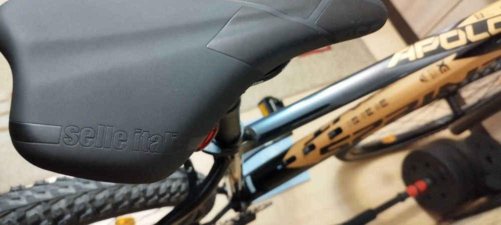 Велосипед SPRINT APOLON 12 скорости, 29", 480 мм, Черен/златен
