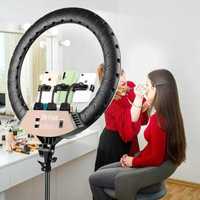 Lampa circulara 47cm cu telecomanda ring light makeup instagram tiktok